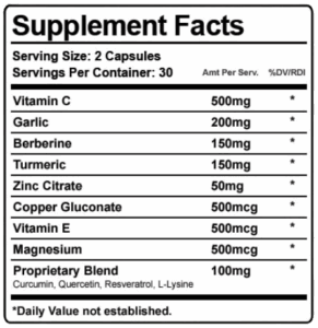 Beyond Simplex supplement facts